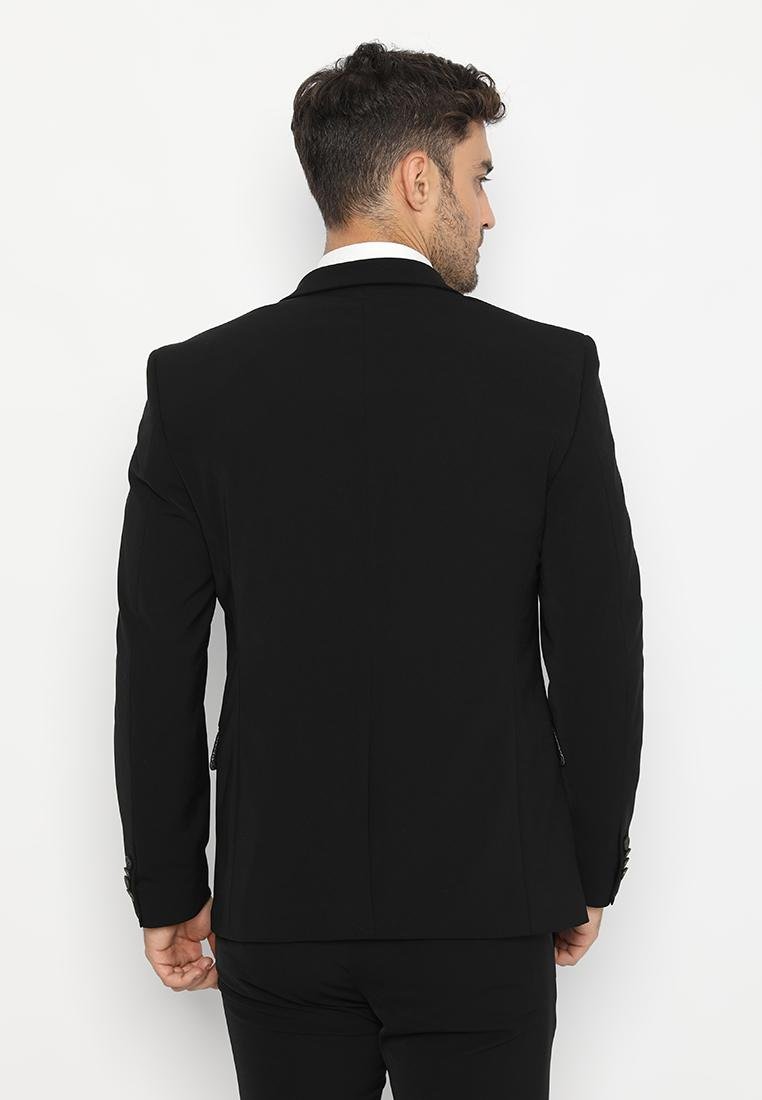 Jobb Onix-T2 Jas Pria Slim Fit HItam - Image 3