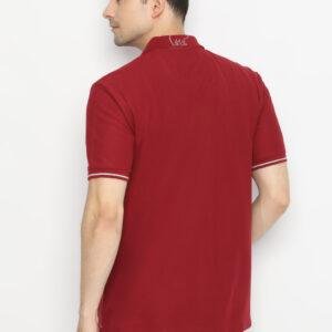 Jack Nicklaus Rover Polo Shirt Pria Regular Fit Burgundy