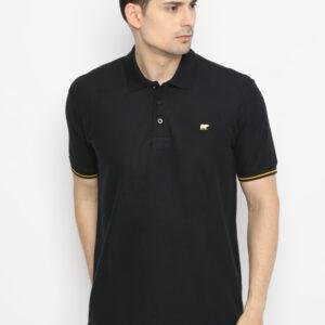Jack Nicklaus Rover Polo Shirt Pria Regular Fit Hitam