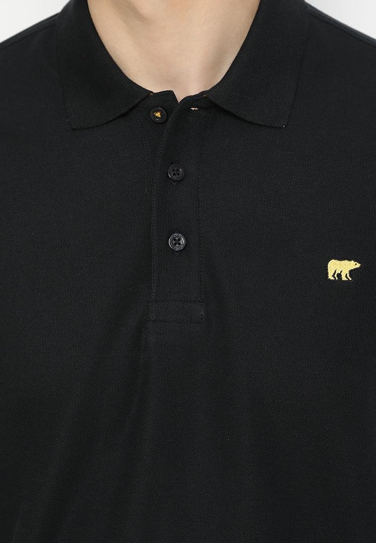 Jack Nicklaus Rover Polo Shirt Pria Regular Fit Hitam - Image 5