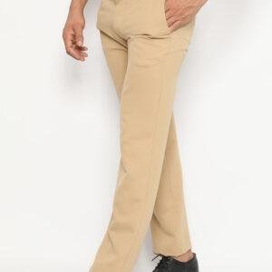 Jobb Zander Celana Panjang Pria Slim Fit Beige