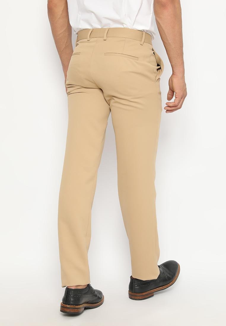 Jobb Zander Celana Panjang Pria Slim Fit Beige - Image 3