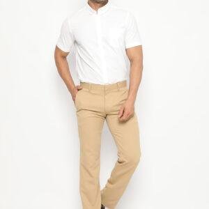Jobb Zander Celana Panjang Pria Slim Fit Beige