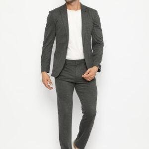 Jobb Cardelion-T1 Jas Pria Slim Fit Abu-Abu