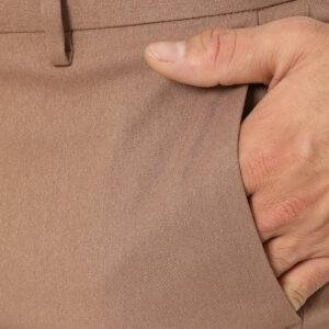 Jobb Bellmore-B Celana Panjang Pria Modern Slim Fit Light Brown