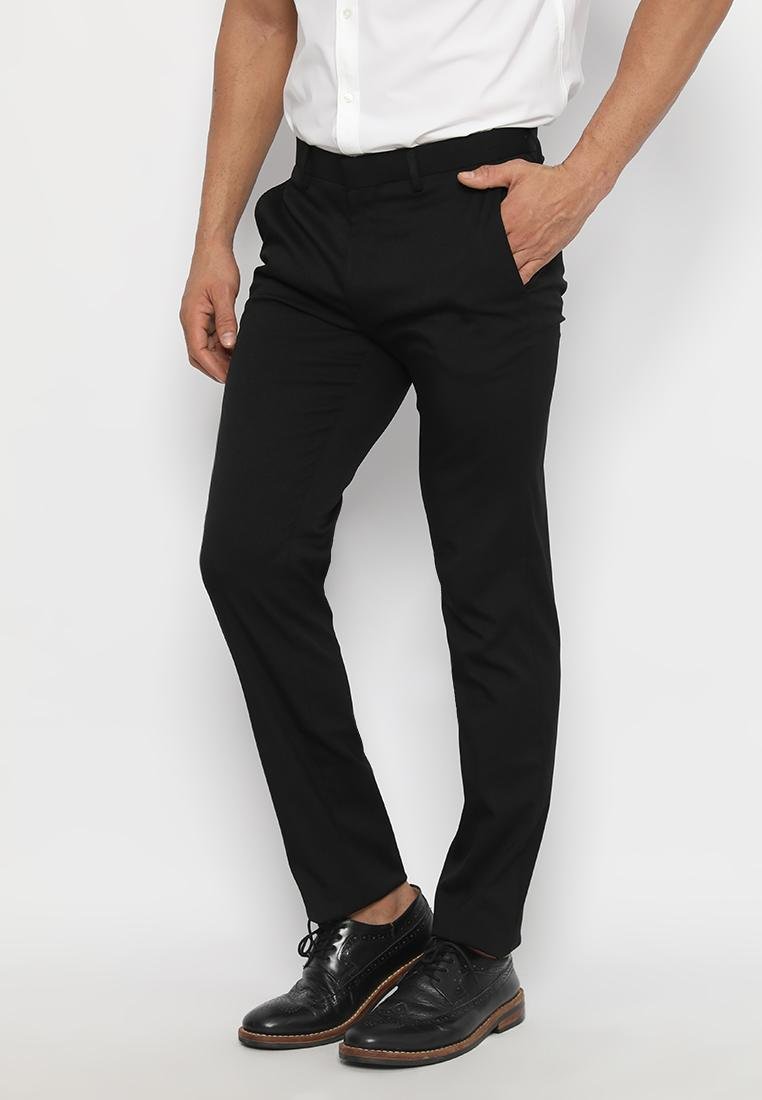 Jobb Bellmore-B Celana Panjang Pria Modern Slim Fit Black - Image 2