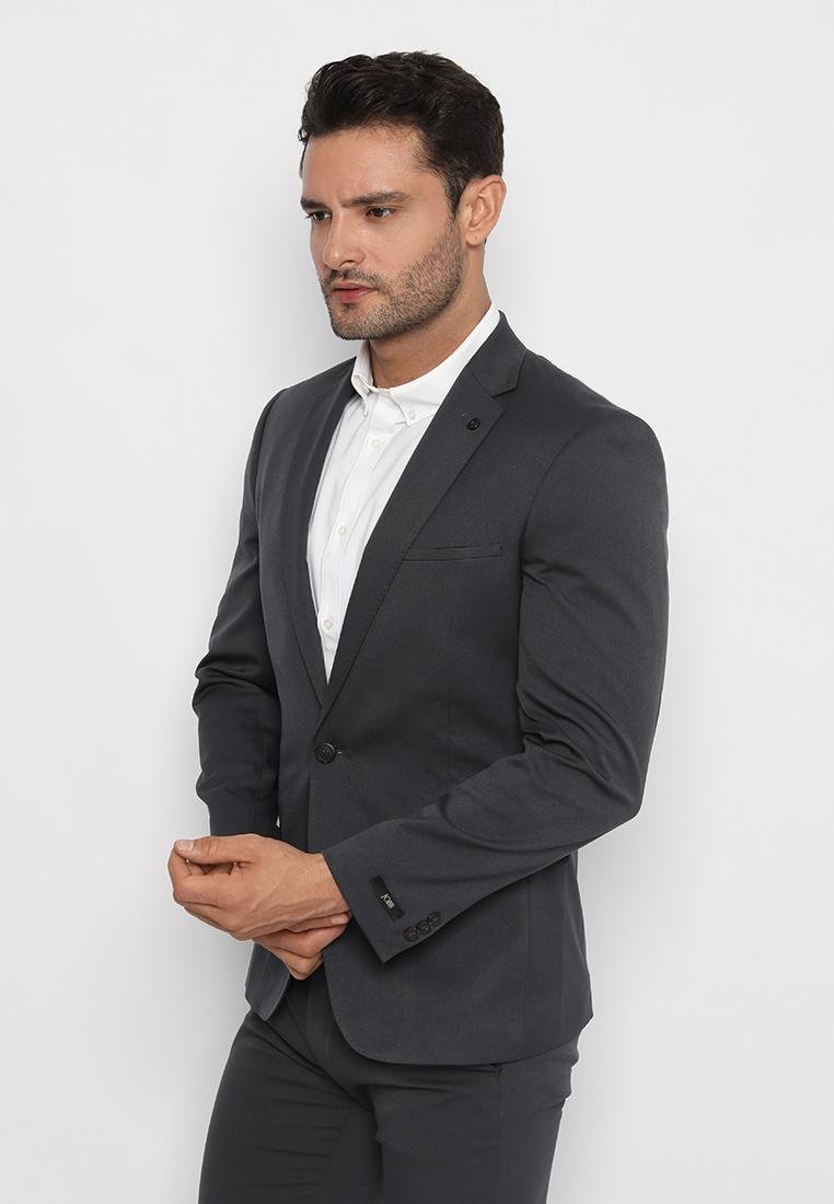 Jobb Bellmore-T1 Jas Pria Slim Fit Dark Grey - Image 2