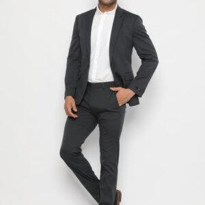 Jobb Bellmore-T1 Jas Pria Slim Fit Dark Grey