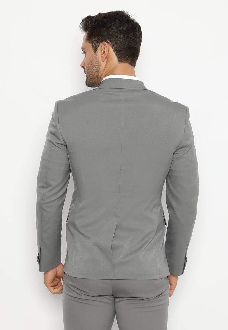 Jobb Bellmore-T1 Jas Pria Slim Fit Light Grey - Image 3