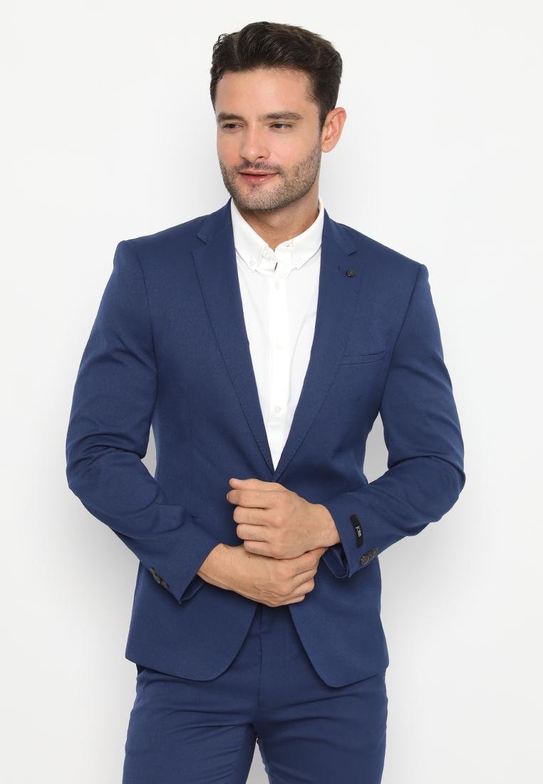 Jobb Bellmore-T1 Jas Pria Slim Fit Dark Blue