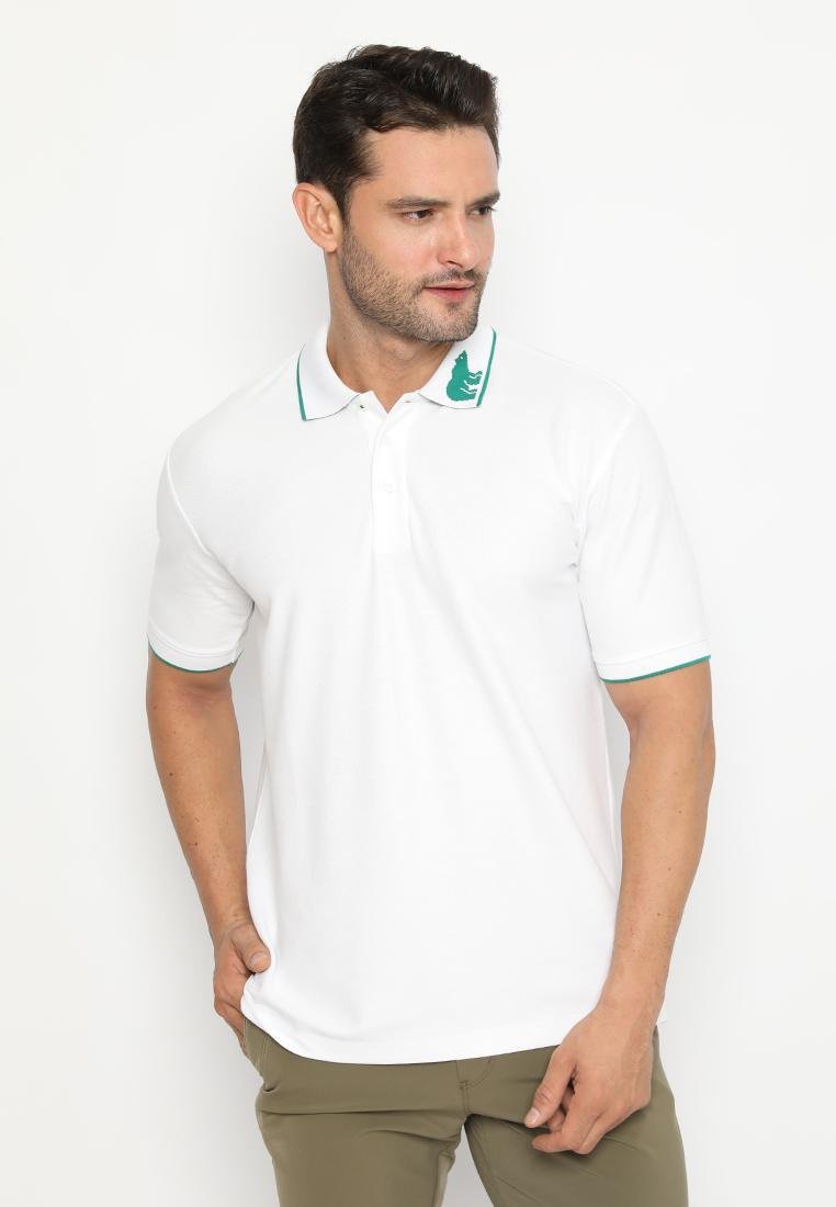 Jack Nicklaus Connor Polo Shirt Pria Regular Fit Putih