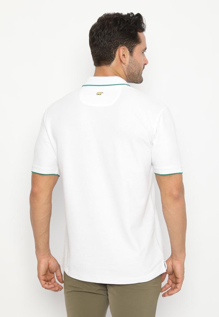 Jack Nicklaus Connor Polo Shirt Pria Regular Fit Putih - Image 3