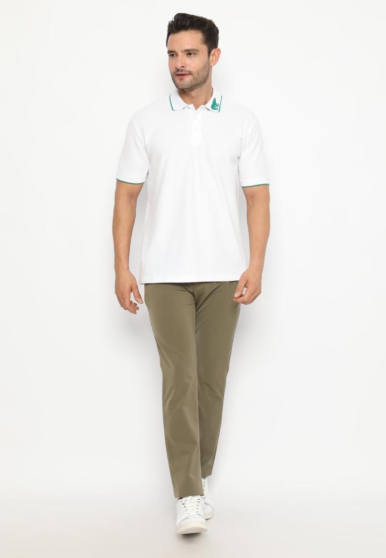 Jack Nicklaus Connor Polo Shirt Pria Regular Fit Putih - Image 4