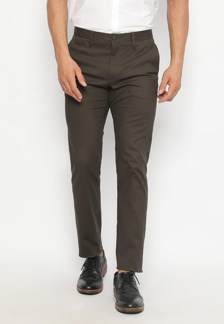 Jobb Devino Celana Panjang Pria Modern Slim Fit Charcoal