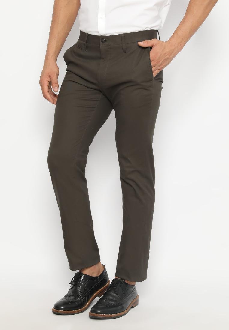 Jobb Devino Celana Panjang Pria Modern Slim Fit Charcoal - Image 2