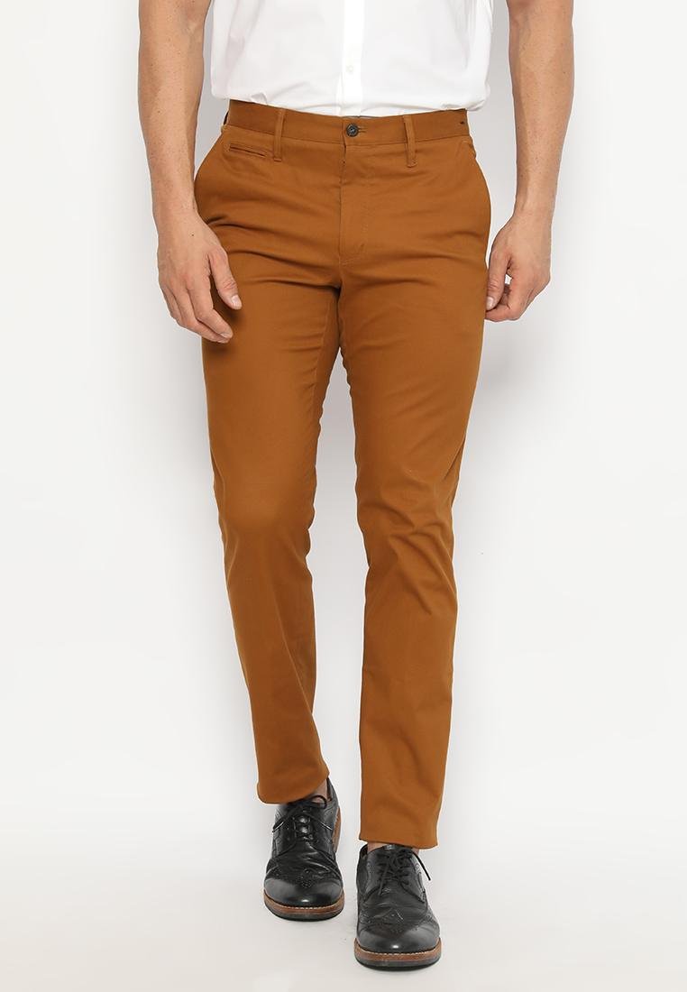 Jobb Devino Celana Panjang Pria Modern Slim Fit Mustard