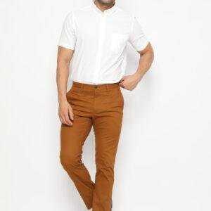Jobb Devino Celana Panjang Pria Modern Slim Fit Mustard