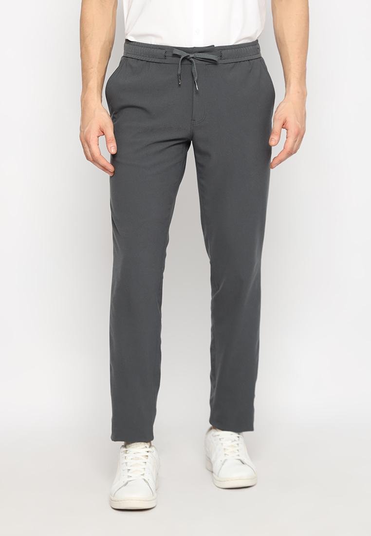 Jobb Active Jerix Celana Panjang Pria Modern Slim Fit Dark Grey - Image 5