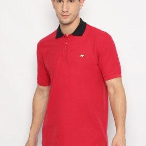 Jack Nicklaus Dixon Polo Shirt Pria Regular Fit Maroon
