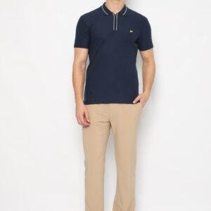 Jack Nicklaus Dexter Polo Shirt Pria Slim Fit Navy