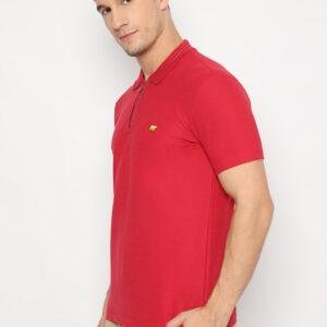 Jack Nicklaus Dexter Polo Shirt Pria Slim Fit Maroon