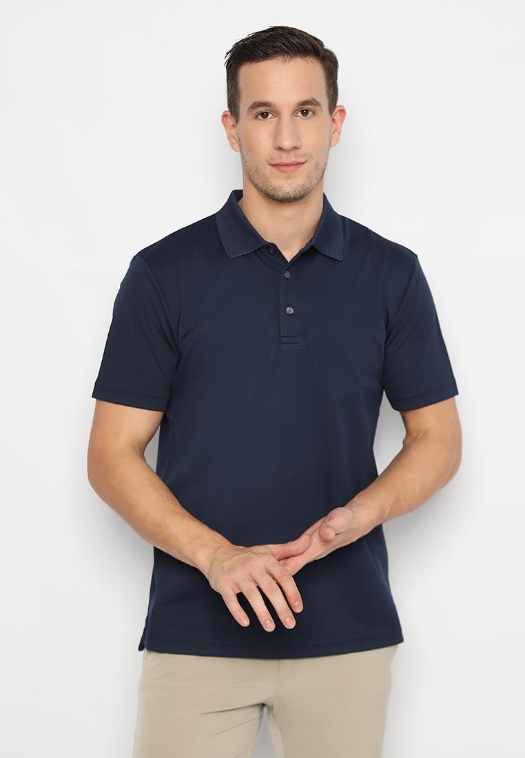 Jack Nicklaus Agrigento Premium Knit Shirt-Solid Polo Classic Navy