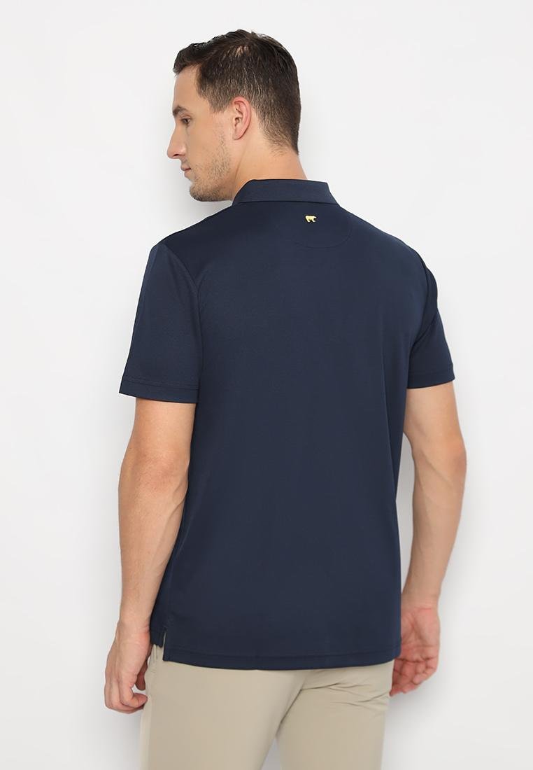 Jack Nicklaus Agrigento Premium Knit Shirt-Solid Polo Classic Navy - Image 3
