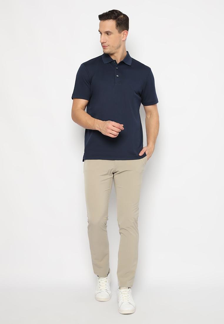 Jack Nicklaus Agrigento Premium Knit Shirt-Solid Polo Classic Navy - Image 4
