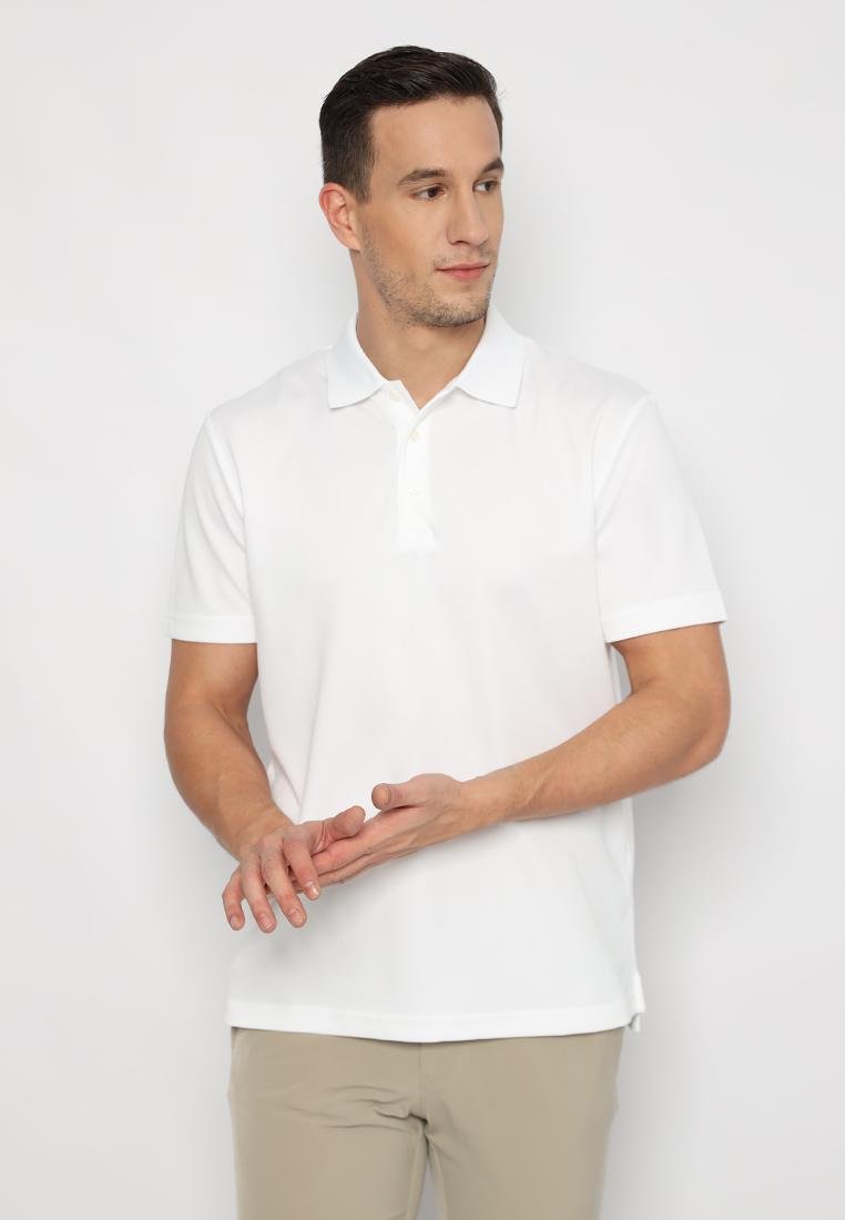 Jack Nicklaus Agrigento Premium Knit Shirt-Solid Polo Bright White