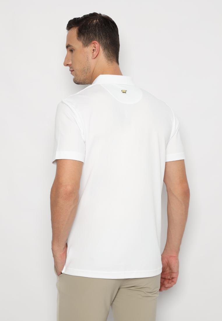 Jack Nicklaus Agrigento Premium Knit Shirt-Solid Polo Bright White - Image 3