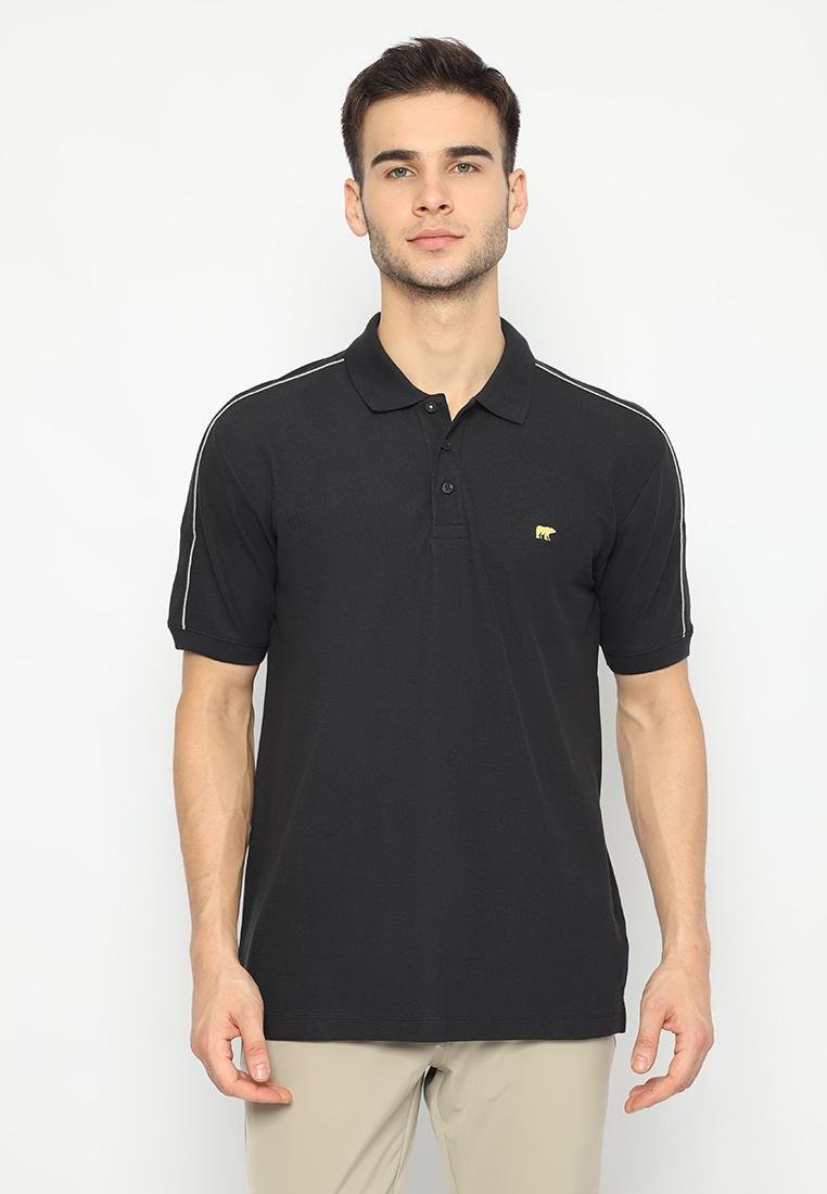 Jack Nicklaus Foster Polo Shirt Pria Regular Fit Caviar