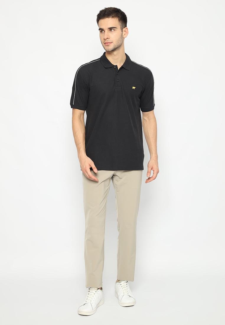 Jack Nicklaus Foster Polo Shirt Pria Regular Fit Caviar - Image 4