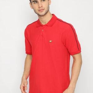Jack Nicklaus Foster Polo Shirt Pria Regular Fit Chili Red