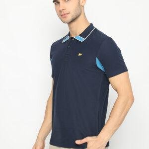 Jack Nicklaus Cooper Polo Shirt Pria Slim Navy