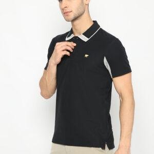 Jack Nicklaus Cooper Polo Shirt Pria Slim Hitam