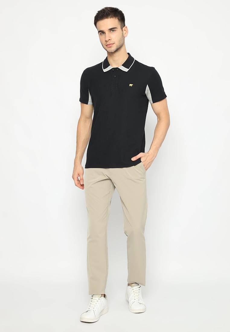 Jack Nicklaus Cooper Polo Shirt Pria Slim Hitam - Image 4