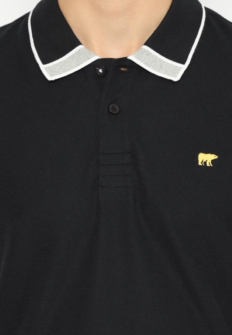 Jack Nicklaus Cooper Polo Shirt Pria Slim Hitam - Image 5