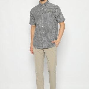 Jack Nicklaus Urban Kemeja Pria Lengan Pendek Slim Fit Hitam