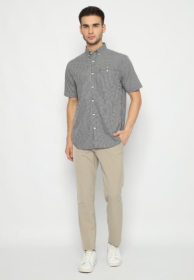 Jack Nicklaus Urban Kemeja Pria Lengan Pendek Slim Fit Hitam - Image 4