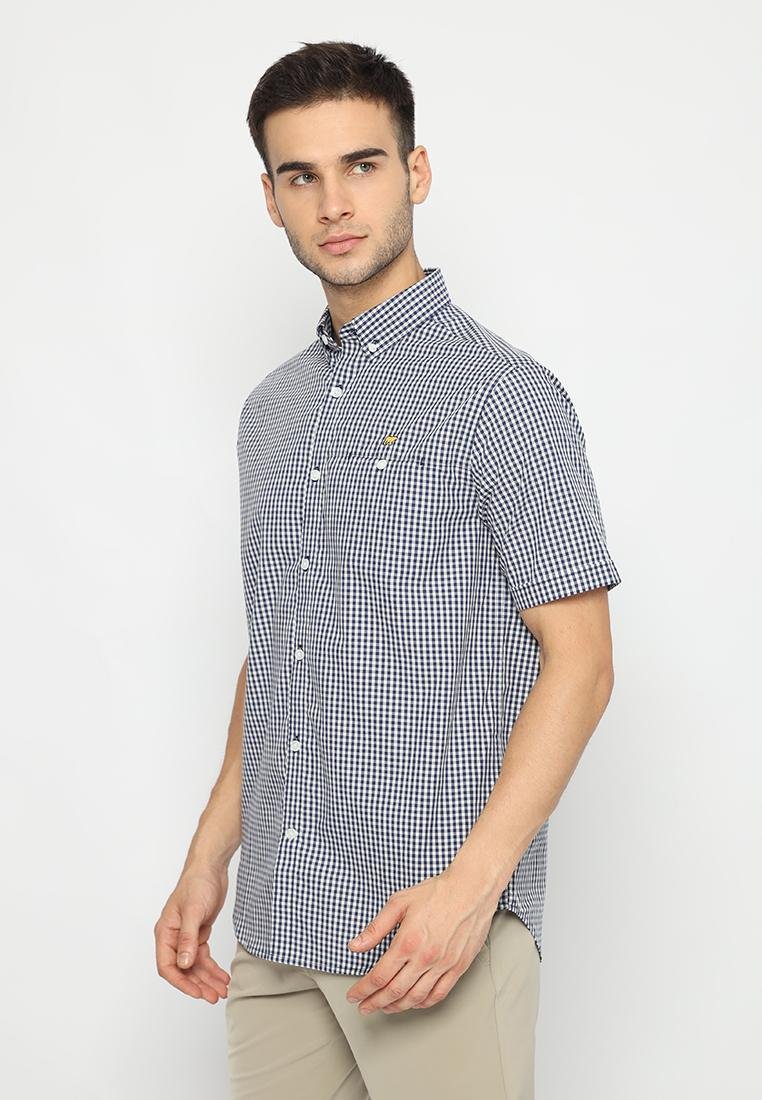 Jack Nicklaus Urban Kemeja Pria Lengan Pendek Slim Fit Navy - Image 2