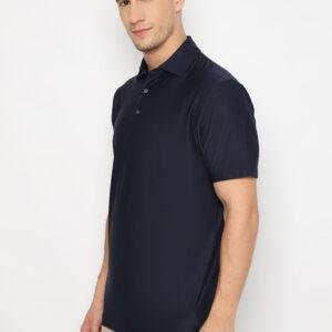 Jack Nicklaus Arezzo Premium Knit Shirt-Solid Stripe Polo Classic Navy