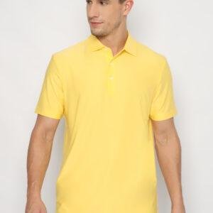 Jack Nicklaus Arezzo Premium Knit Shirt-Solid Stripe Polo Banana Cream