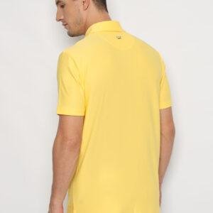 Jack Nicklaus Arezzo Premium Knit Shirt-Solid Stripe Polo Banana Cream