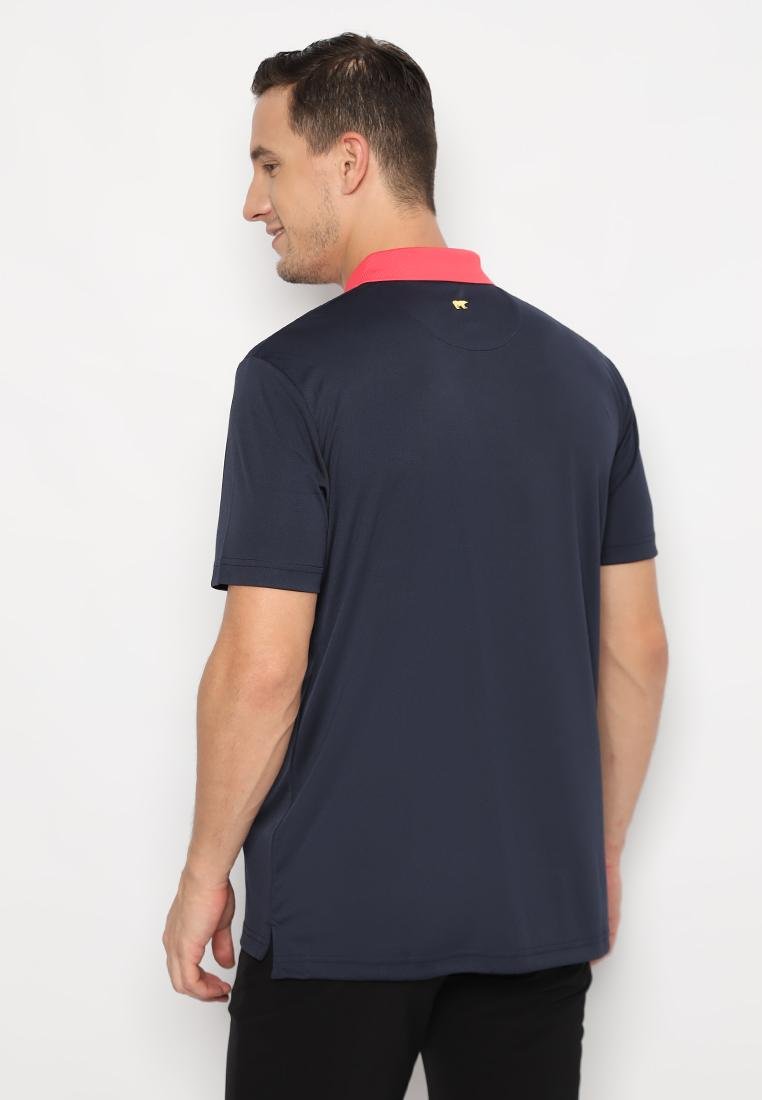 Jack Nicklaus Bergamo Premium Knit Shirt Pieced Color Block Grenadine - Image 3