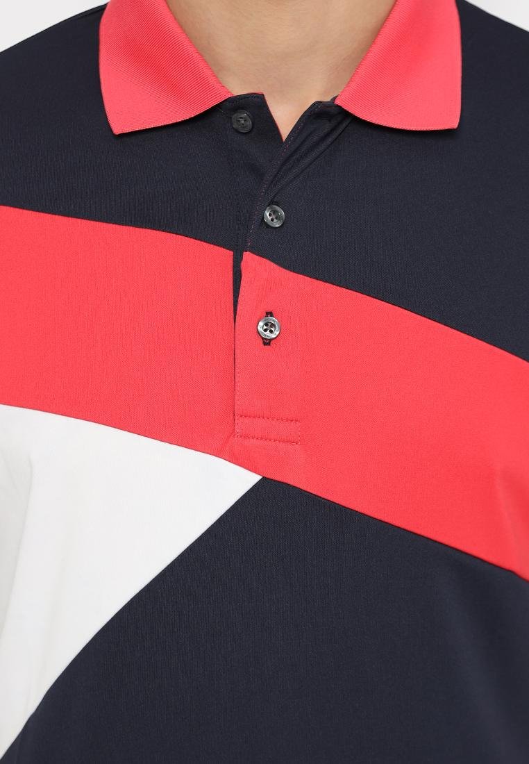 Jack Nicklaus Bergamo Premium Knit Shirt Pieced Color Block Grenadine - Image 5