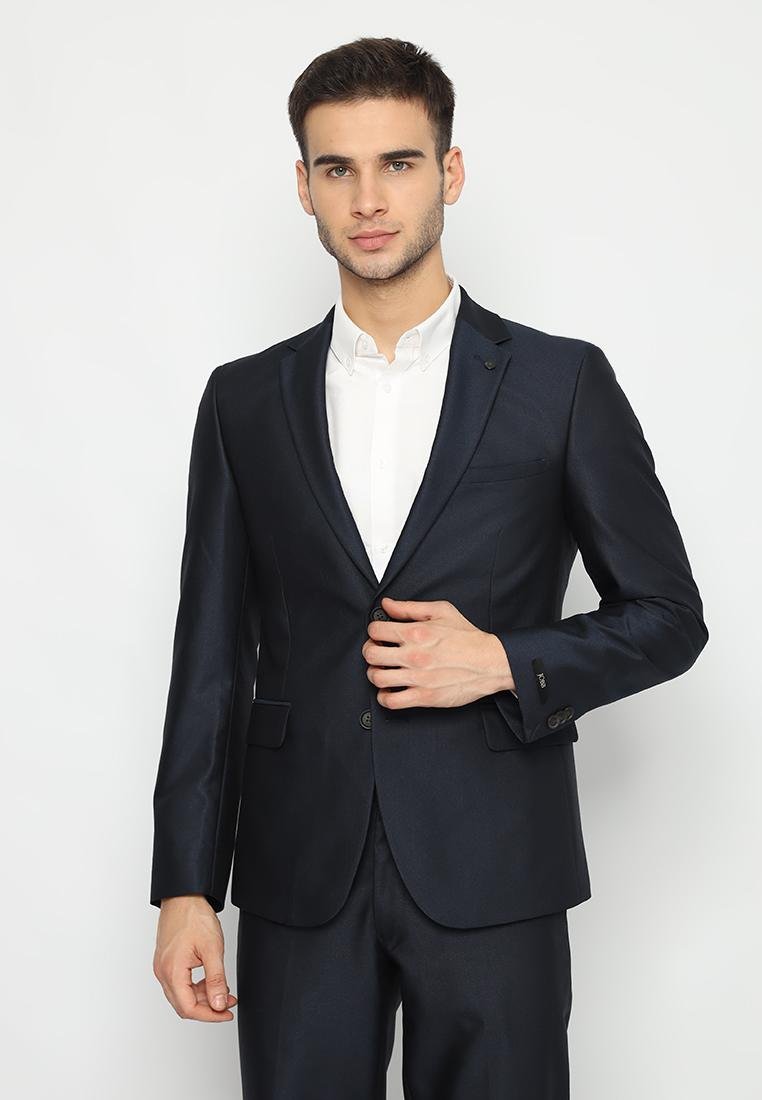 Jobb Burundy-T2 Jas Pria Slim Fit Navy