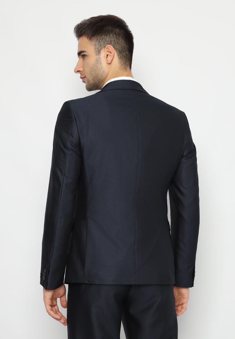 Jobb Burundy-T2 Jas Pria Slim Fit Navy - Image 3