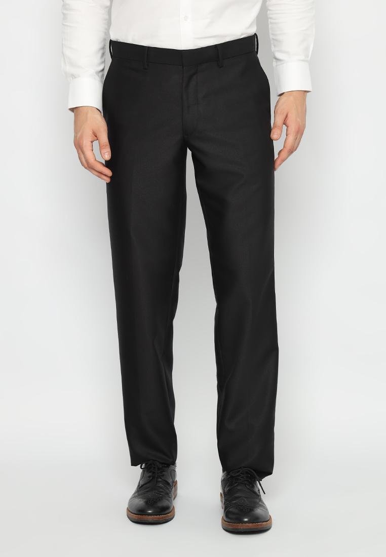 Jobb Burundy-B Celana Panjang Pria Slim Fit Dark Black