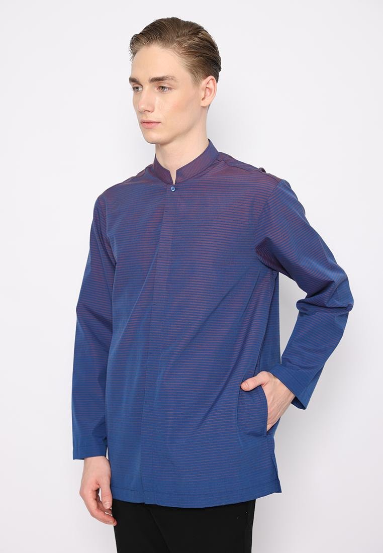 Jobb Aydin Koko Pria Lengan Panjang Regular Fit Maroon - Image 2