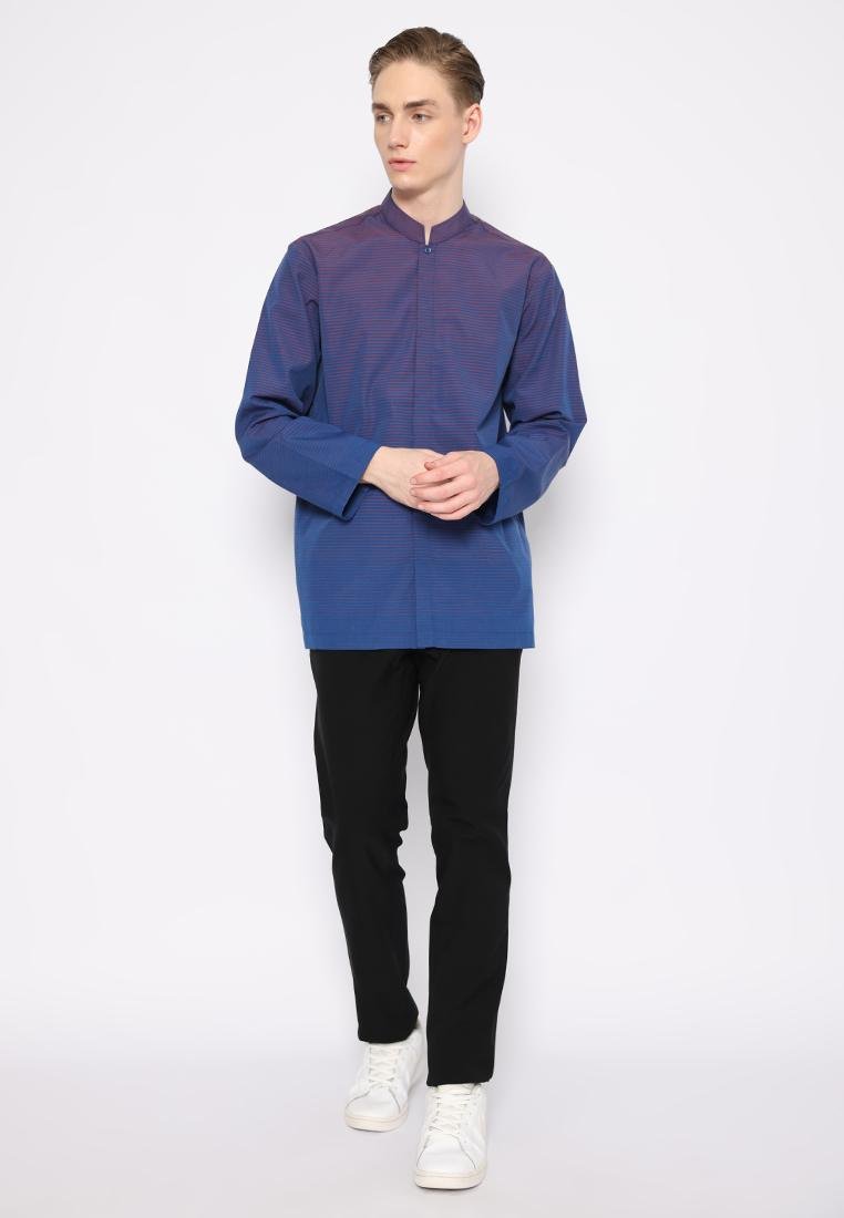 Jobb Aydin Koko Pria Lengan Panjang Regular Fit Maroon - Image 4